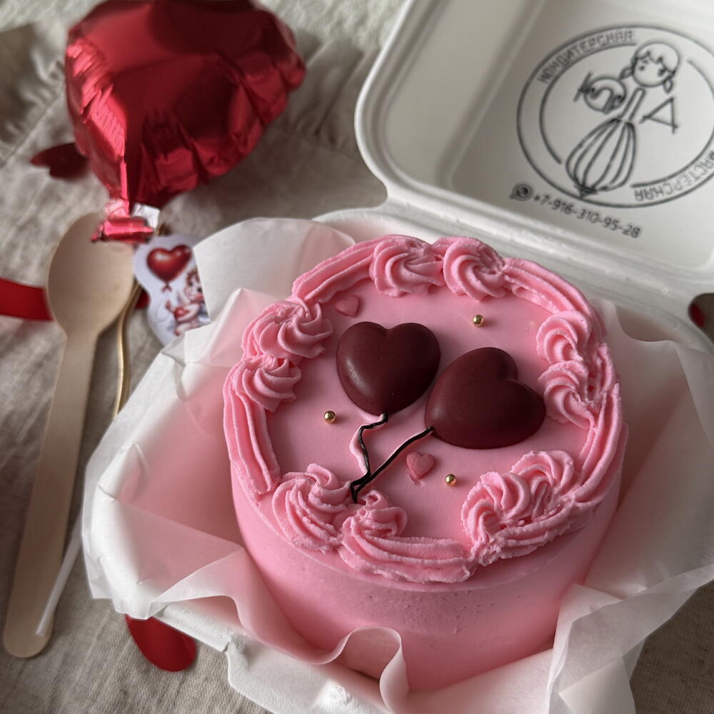 Бенто с шоколадными сердцами