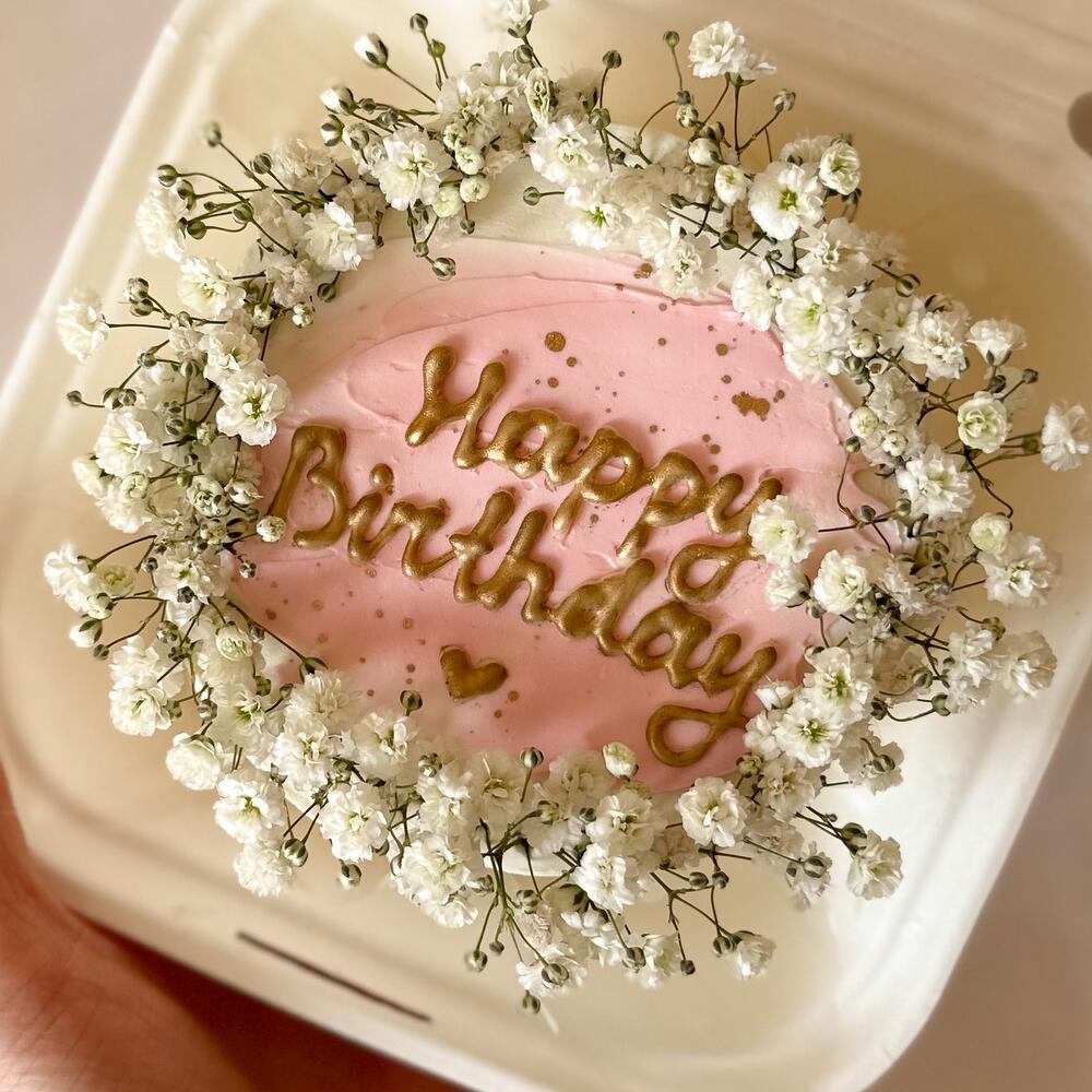 Бенто с цветами белые