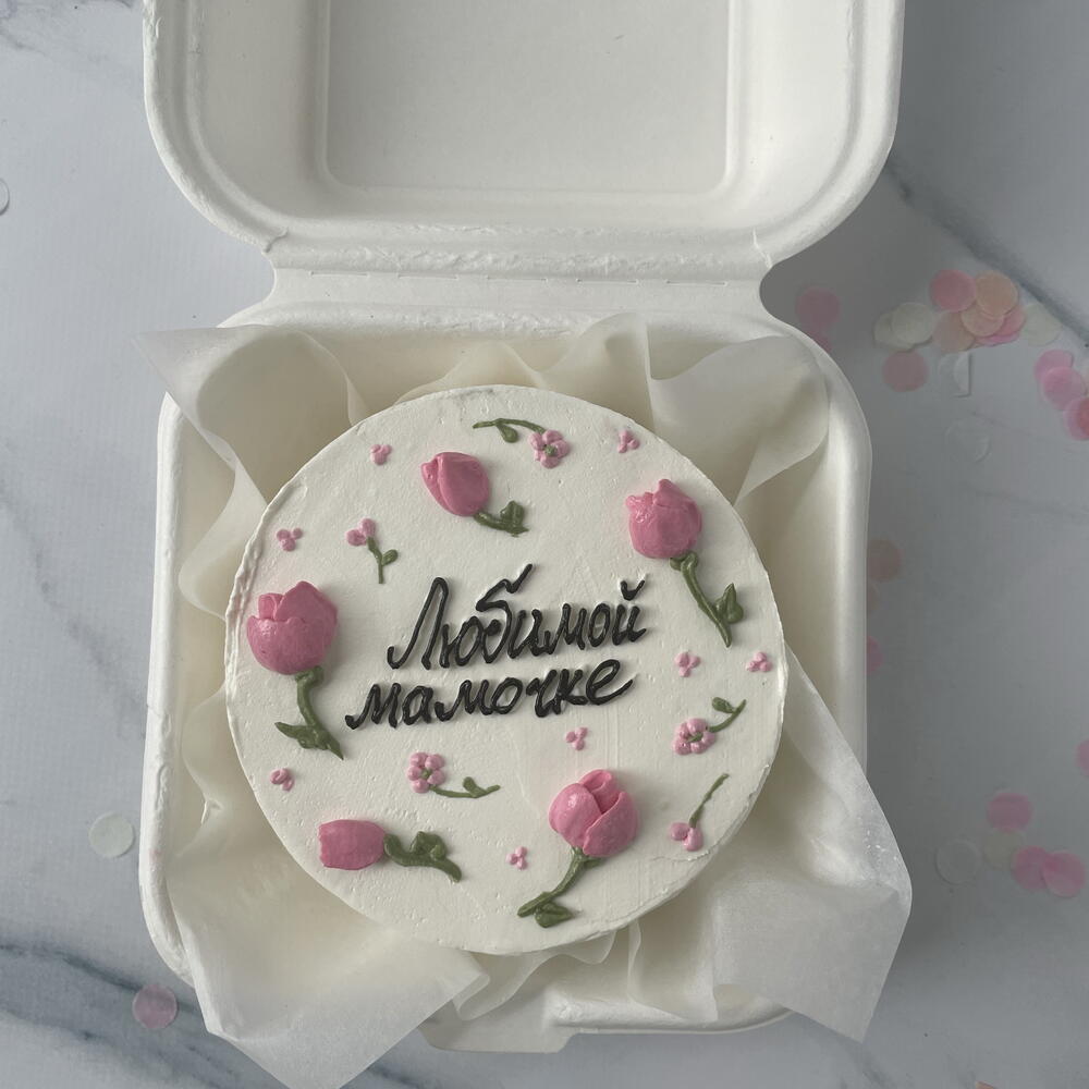 Бенто с цветами мамочке