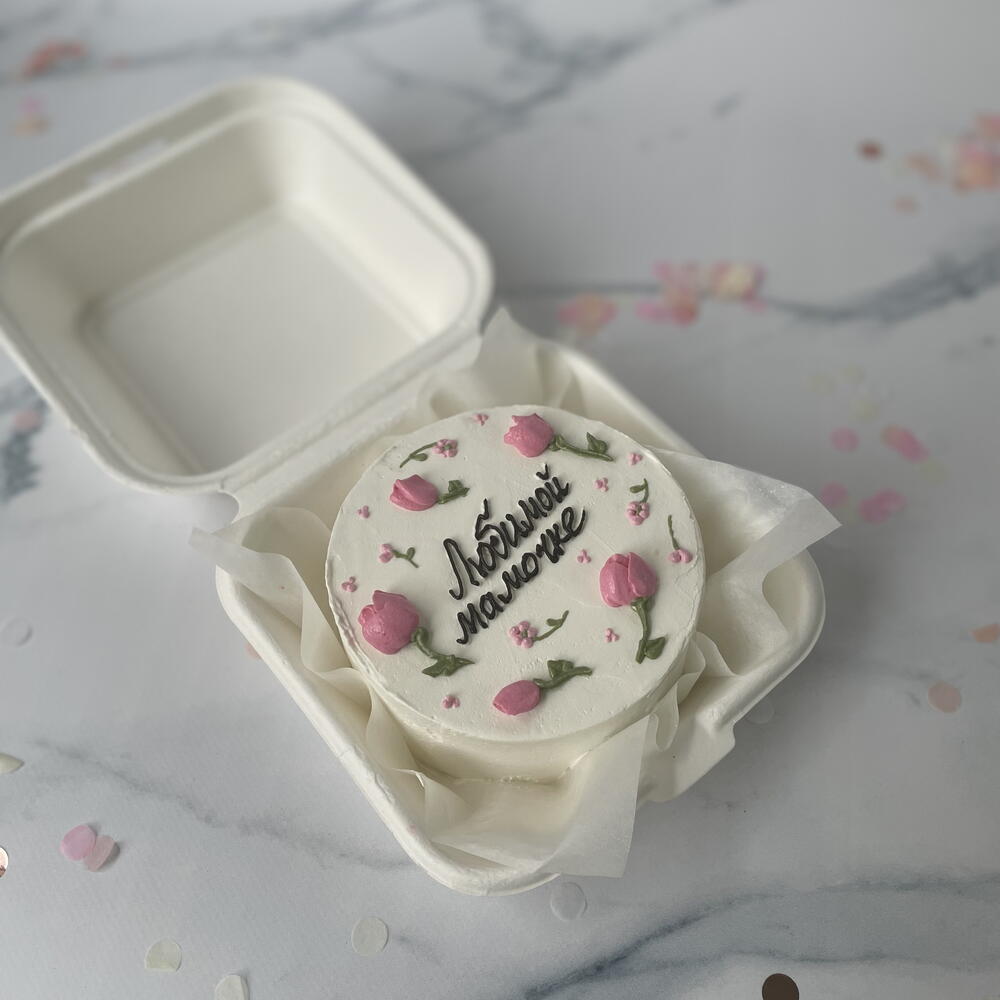 Бенто с цветами мамочке