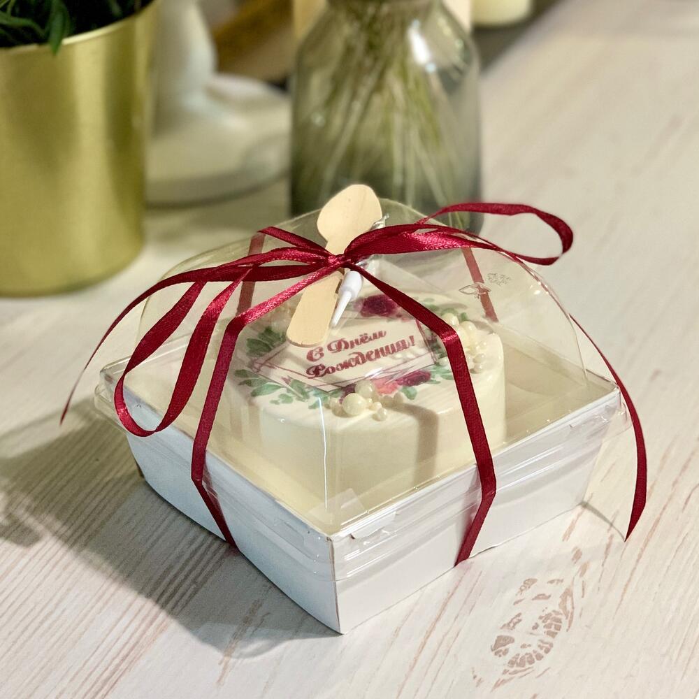 Бенто с цветами "С Днём Рождения!"