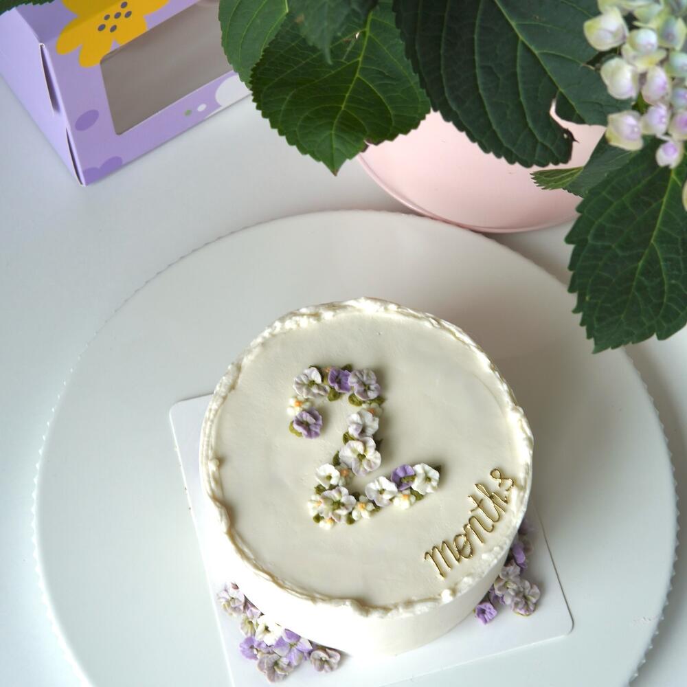 Бенто с цветами сиреневый | maxi