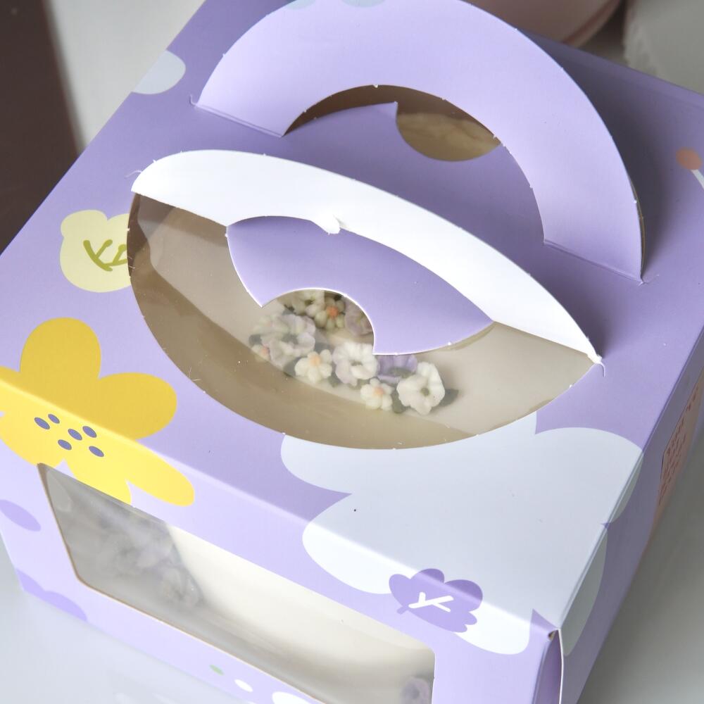 Бенто с цветами сиреневый | maxi