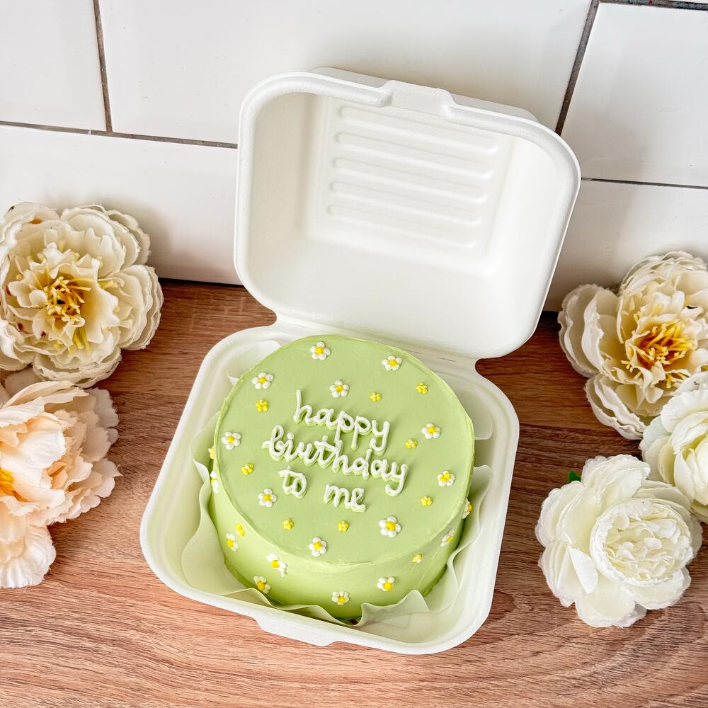 Бенто с цветочками ромашки