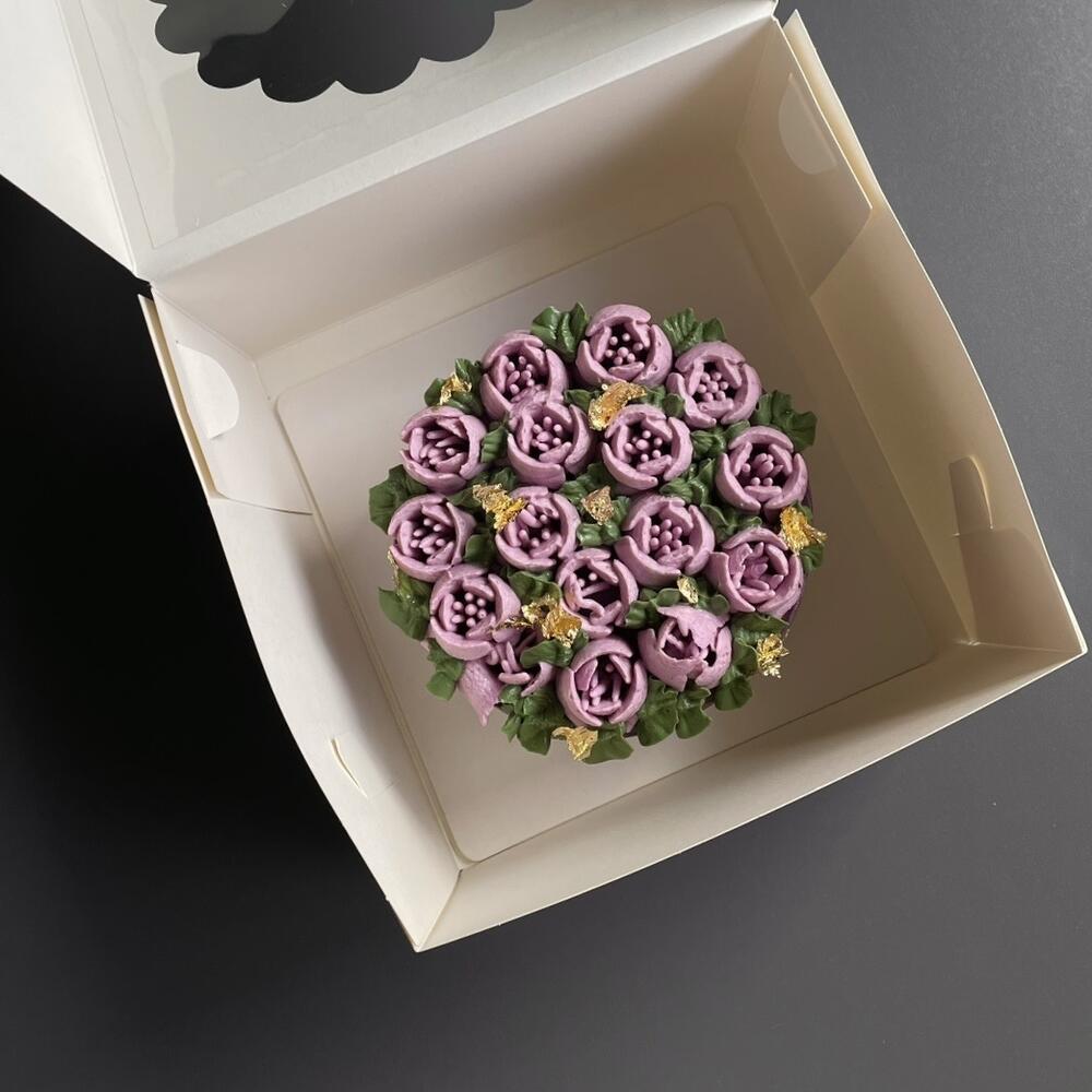 Бенто с тюльпанами (подарок 2 в 1) 💖