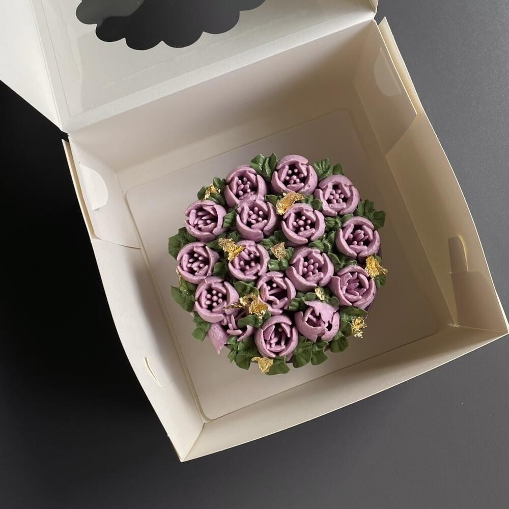 Бенто с тюльпанами (подарок 2 в 1) 💖