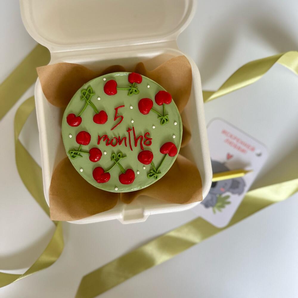 Бенто с вишенками малышу на месяц