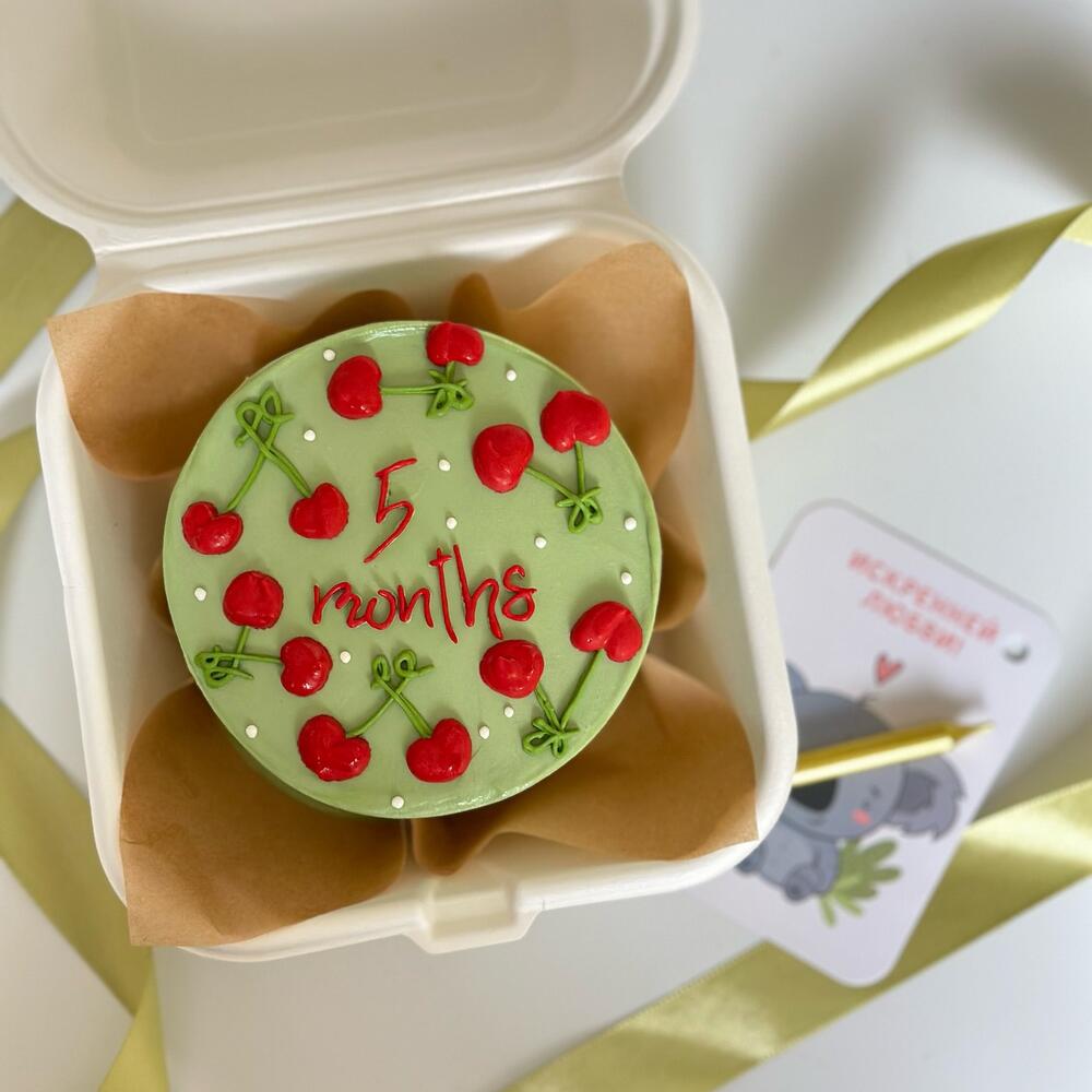 Бенто с вишенками малышу на месяц