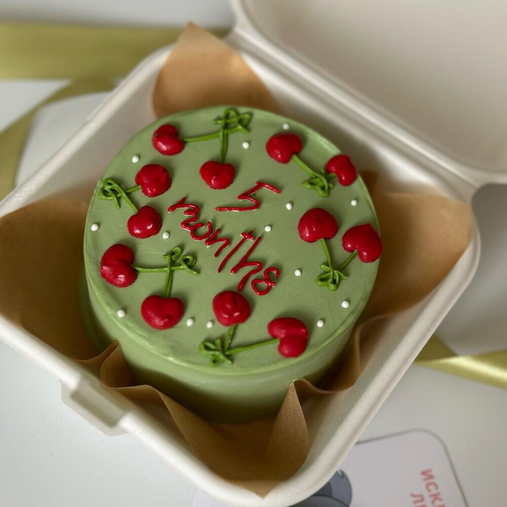 Бенто с вишенками малышу на месяц