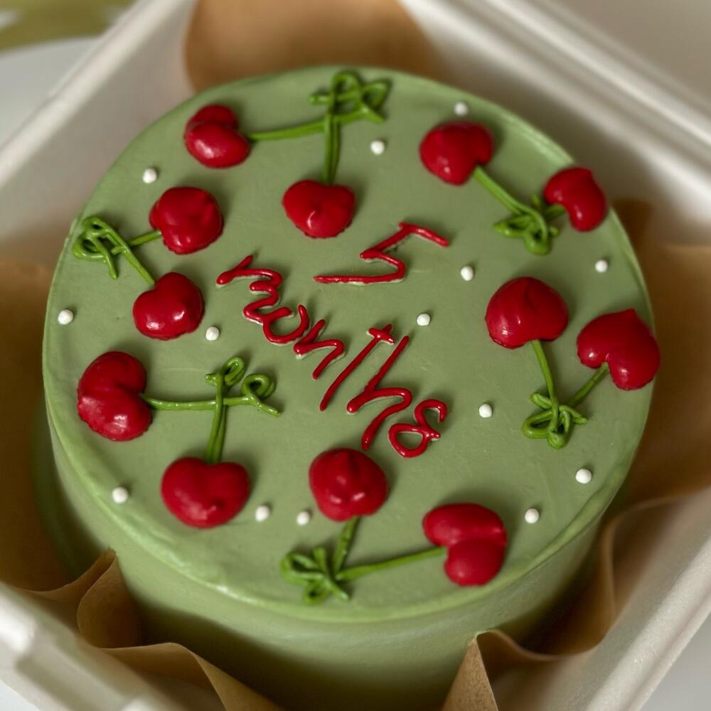 Бенто с вишенками малышу на месяц