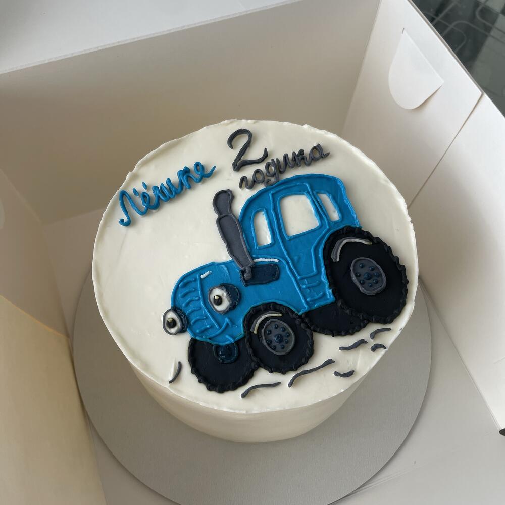 Бенто синий трактор