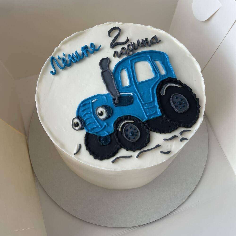 Бенто синий трактор