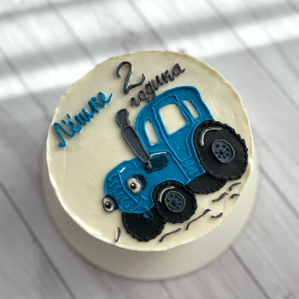 Бенто синий трактор