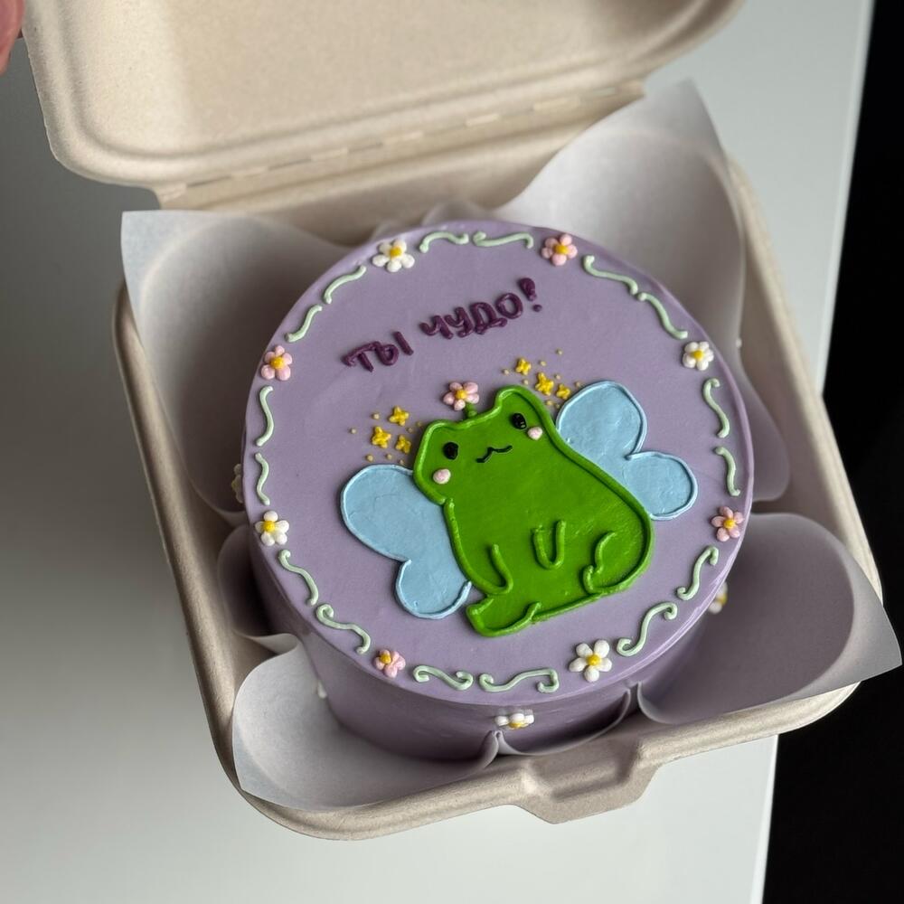 Бенто смешной лягушка