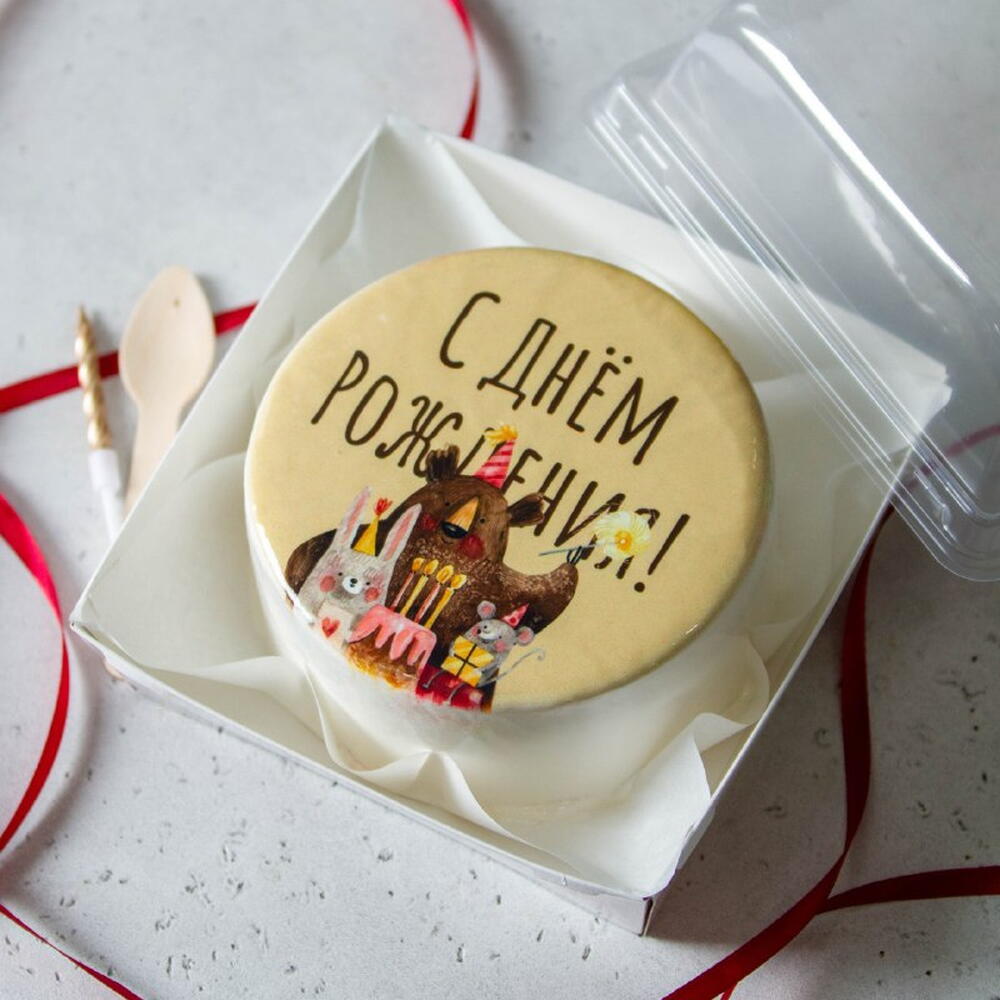 Бенто со зверушками «С днём Рождения!»