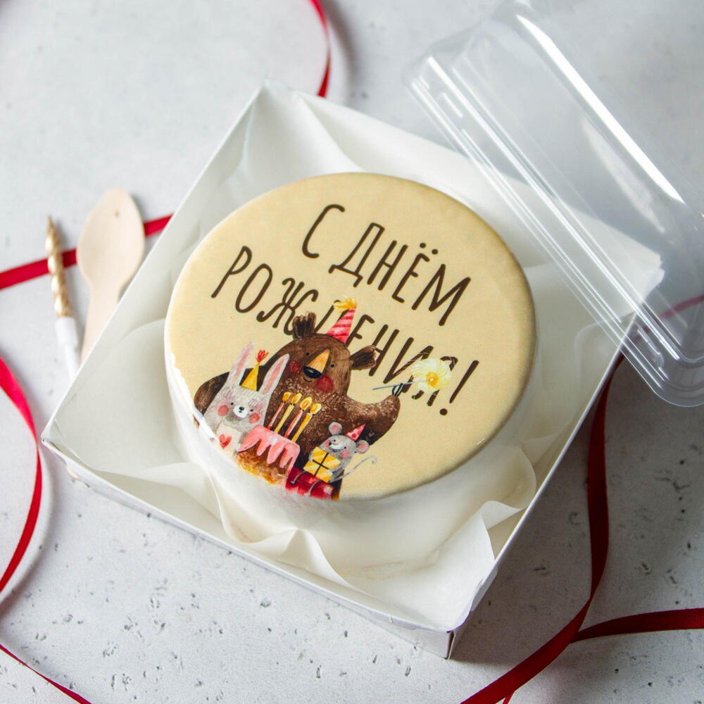 Бенто со зверушками «С днём Рождения!»