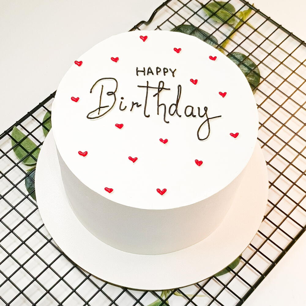 Бенто торт 1 кг. Happy Birthday