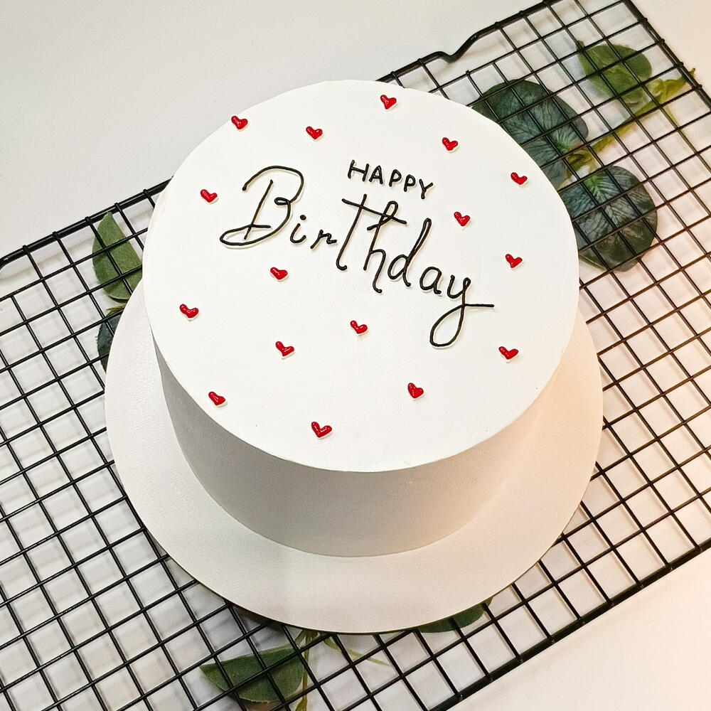 Бенто торт 1 кг. Happy Birthday