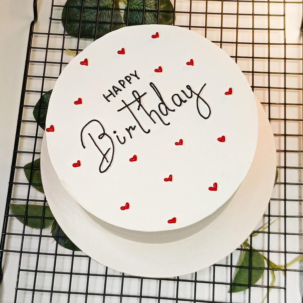 Бенто торт 1 кг. Happy Birthday