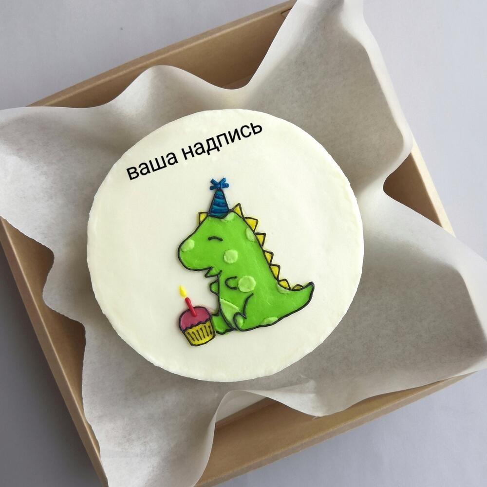 Бенто торт 11см - надпись любая( укажите в чате)