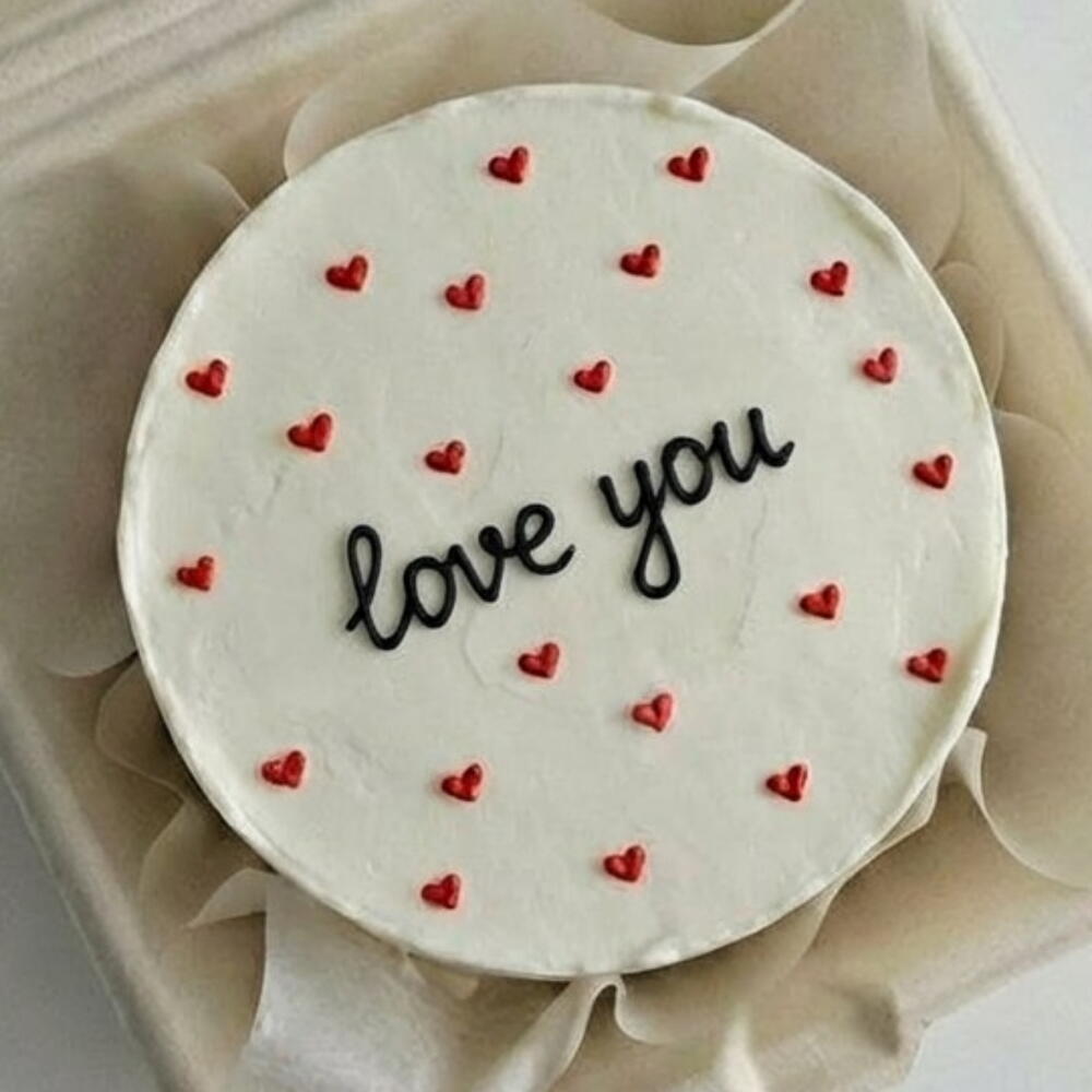 Бенто торт 14 февраля love you люблю тебя жене мужу парню любимой