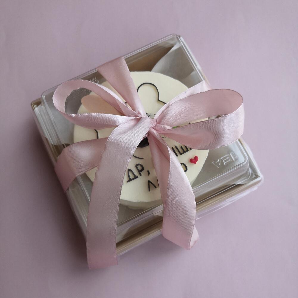 Бенто торт 14 см - с днем рождения