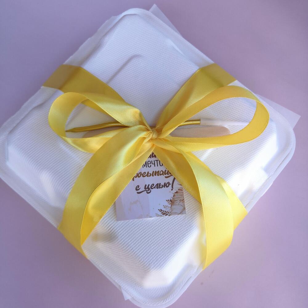 Бенто торт 14см - для подруги на день рождения ( буду всегда поддерживать тебя)