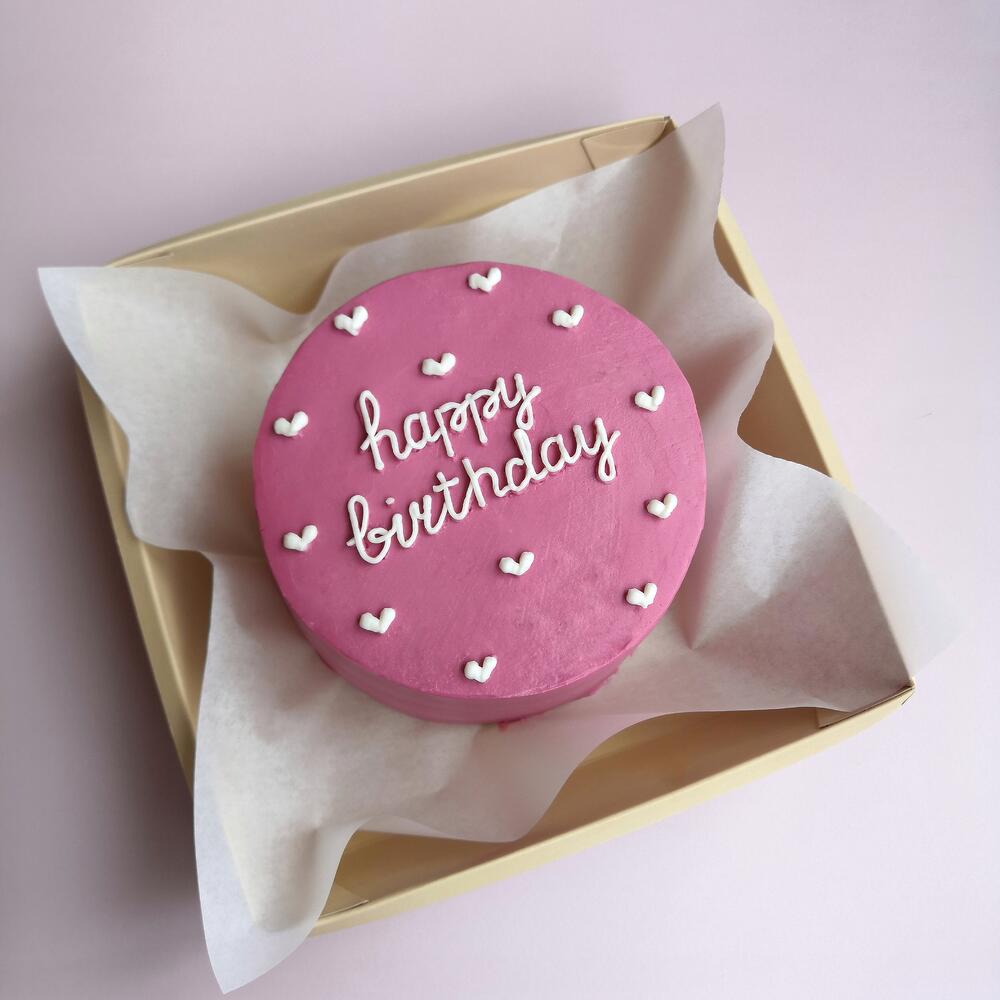 Бенто торт 14см - с днем рождения