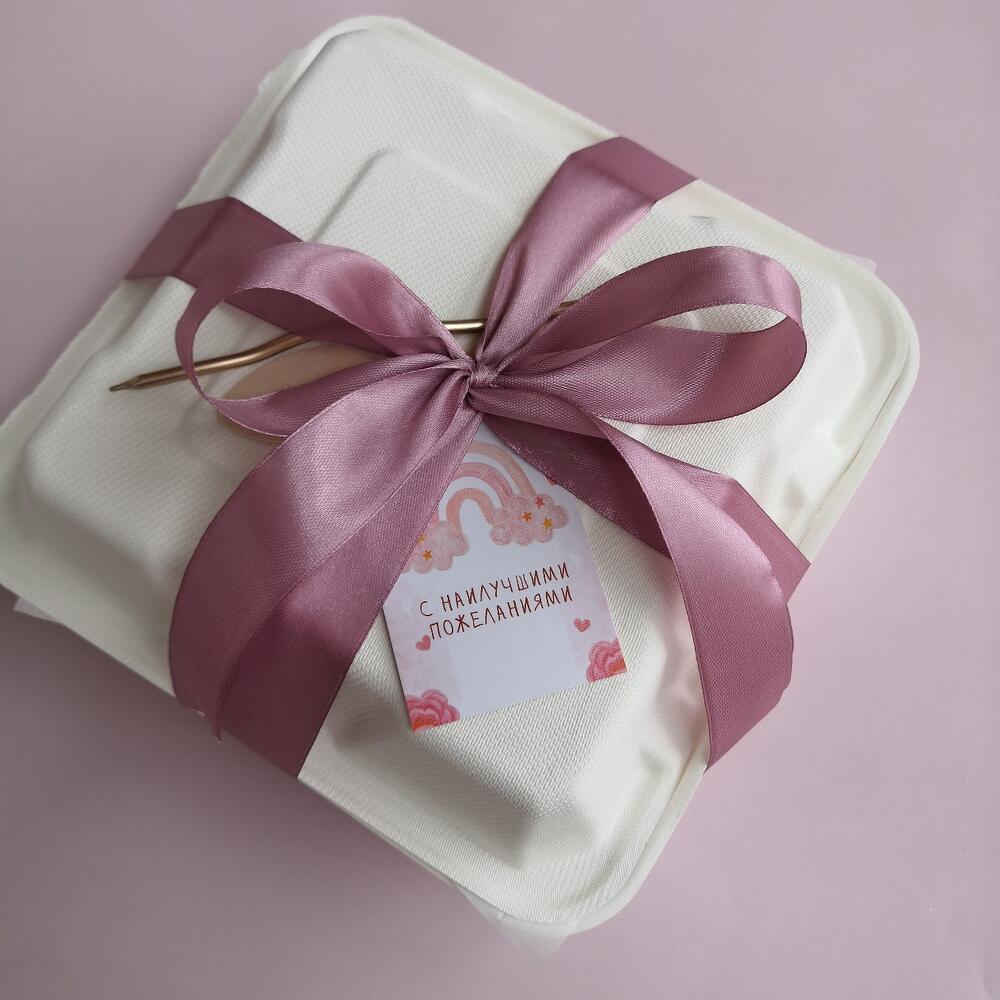 Бенто торт 14см - сообщить о беременности ( время года укажите в чате или комментариях)