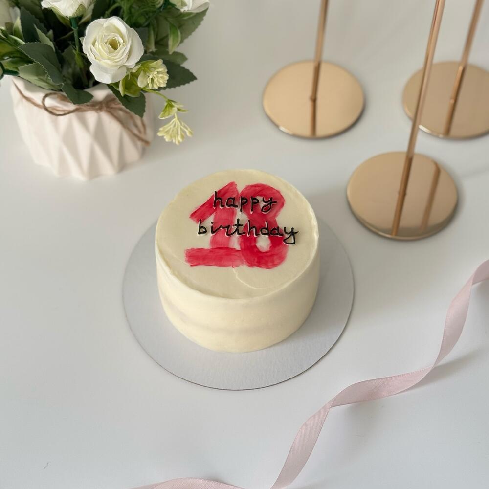 Бенто торт 18 лет