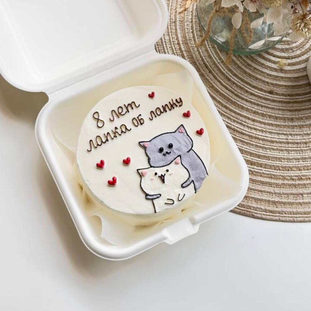 Бенто торт 2 года лапку об лапку