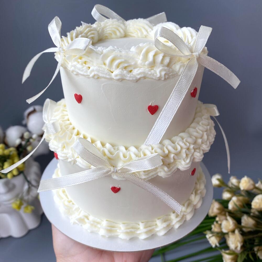 Бенто-торт 2-х ярусный «Ламбет»