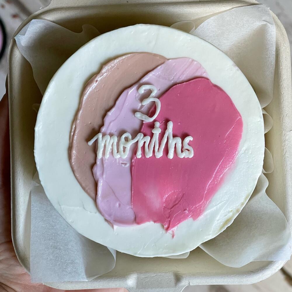 Бенто-торт 3 месяца