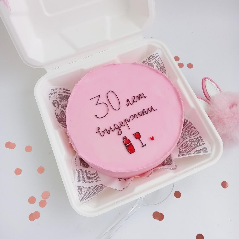 Бенто-торт 30 лет