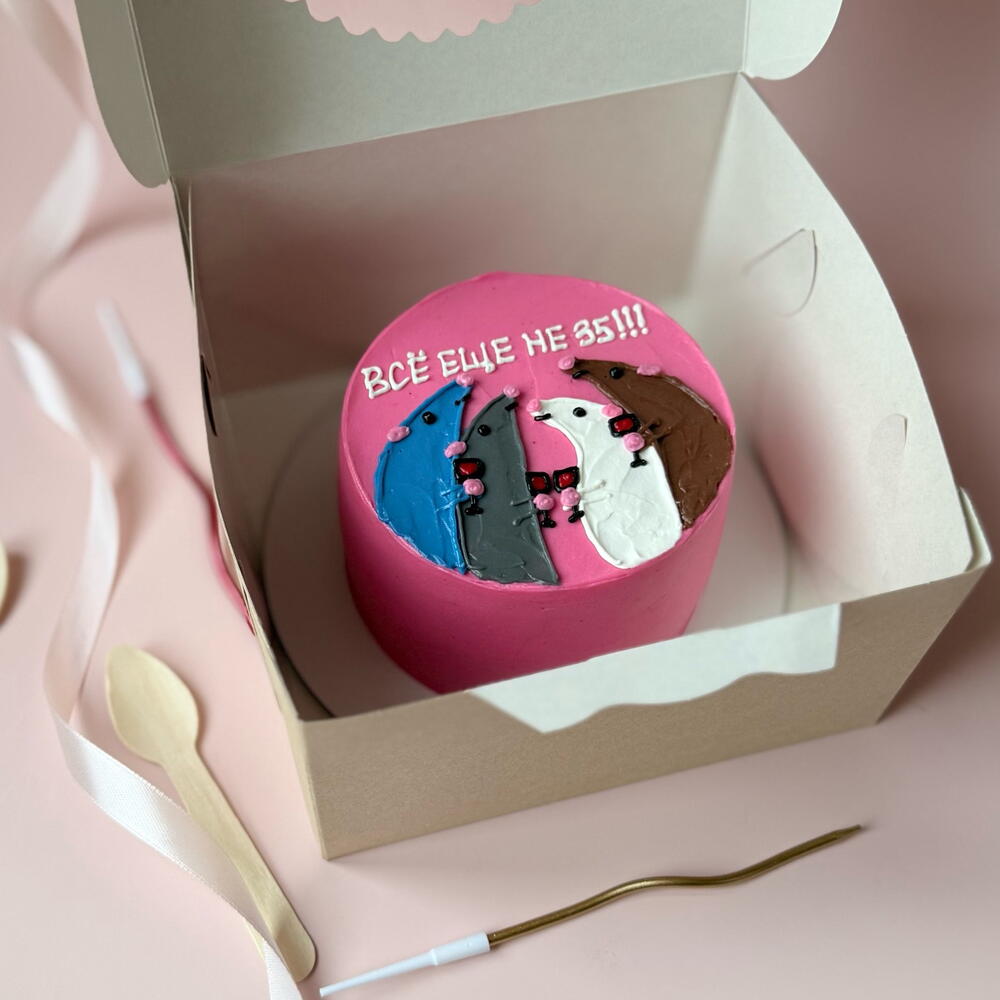 Бенто торт 4 крысы