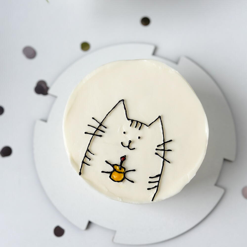 Бенто-торт 400-500г с котом