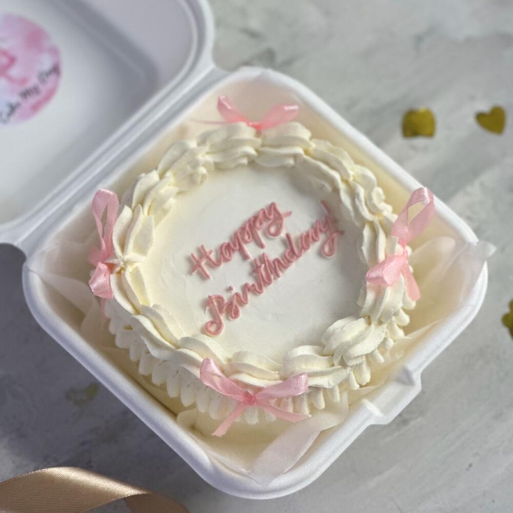 Бенто торт 400-500гр «бантики»