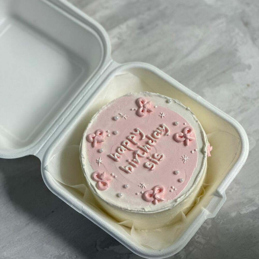 БЕНТО ТОРТ 400-500гр happy birthday sis