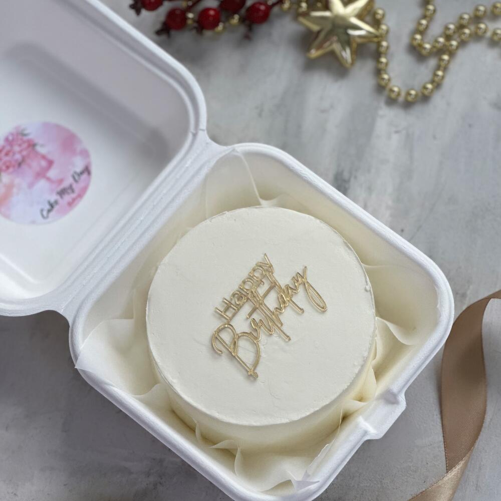 Бенто торт 400-500гр с акриловым топпером