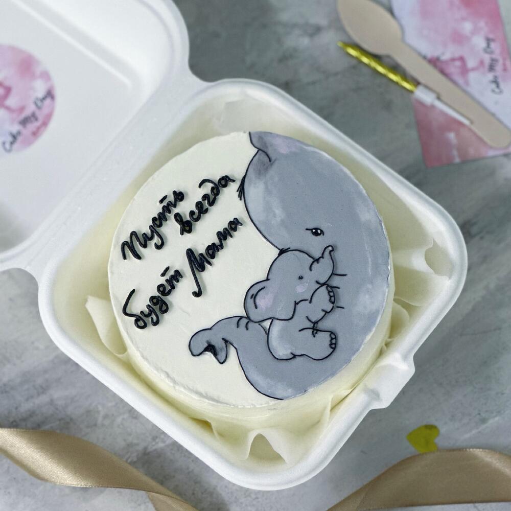 Бенто торт 400-500гр «Слоники»