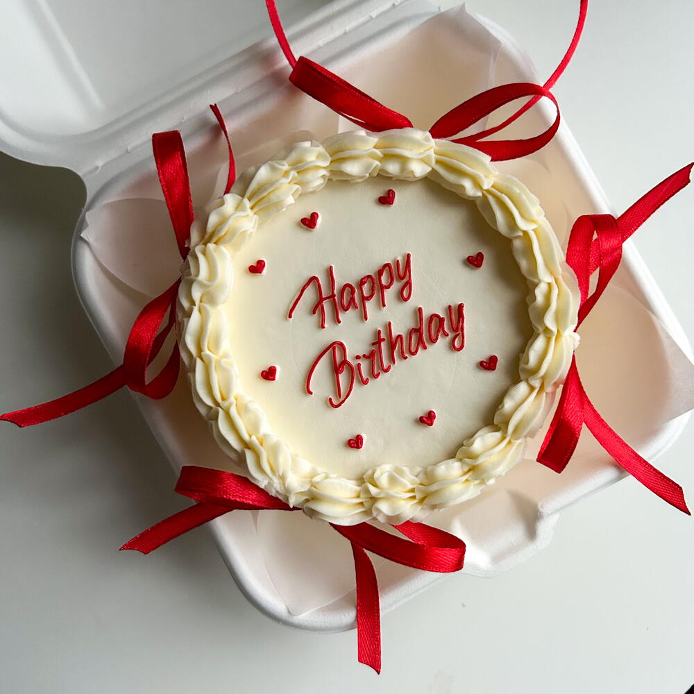 Бенто-торт 400гр «Ламбет с бантиками»