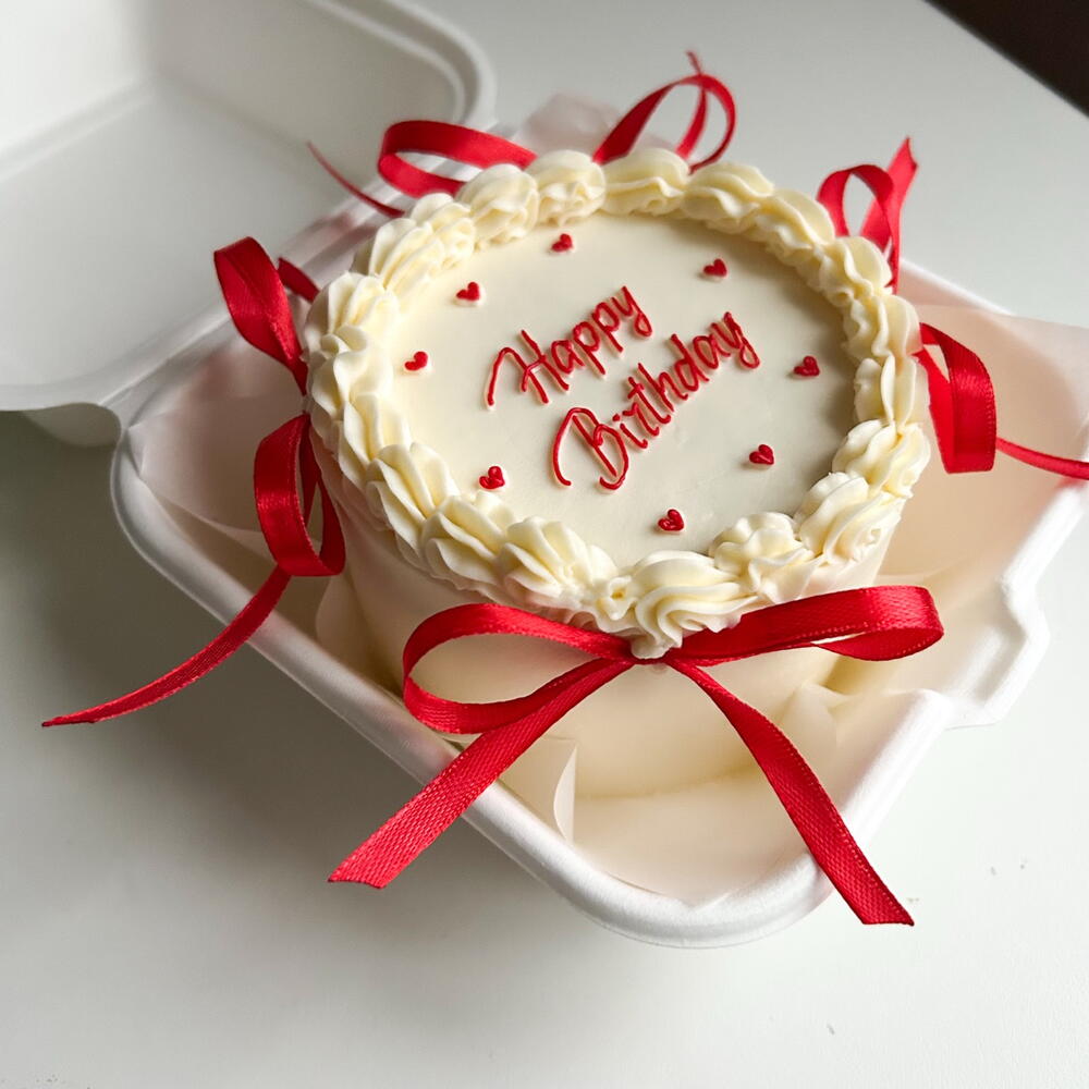 Бенто-торт 400гр «Ламбет с бантиками»