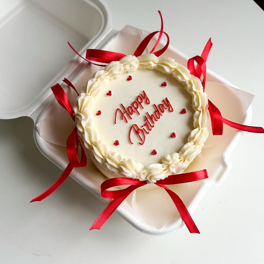 Бенто-торт 400гр «Ламбет с бантиками»