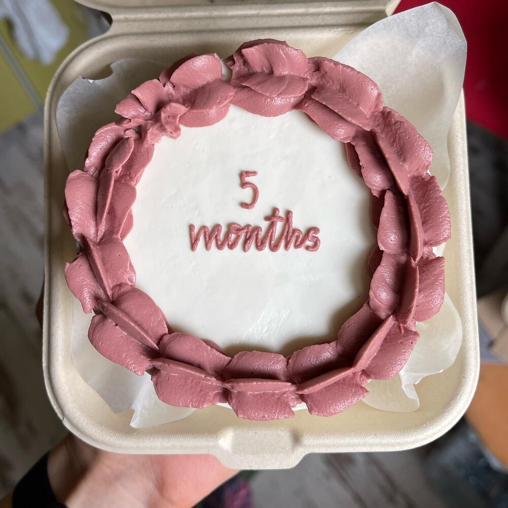 Бенто - Торт 5 месяцев