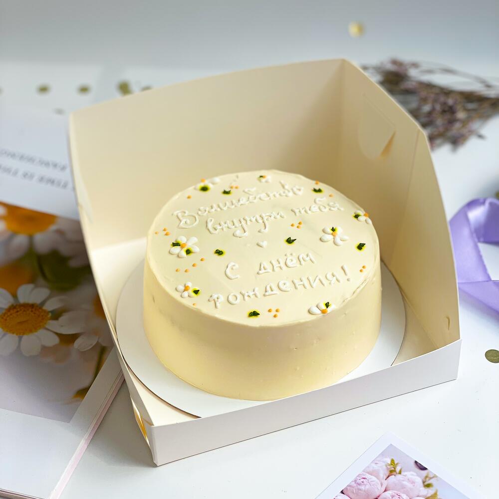 Бенто торт 500 гр Волшебство внутри тебя сливочный