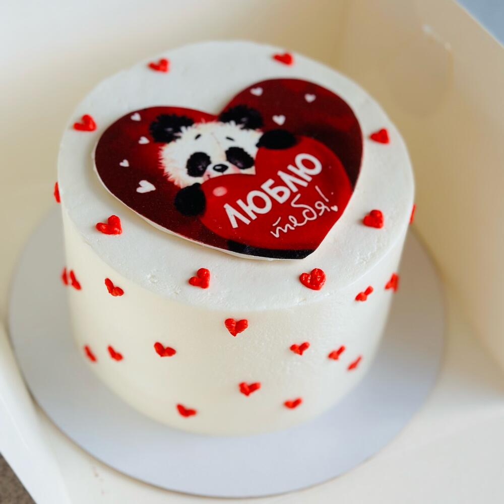 Бенто торт 600гр на 14 февраля