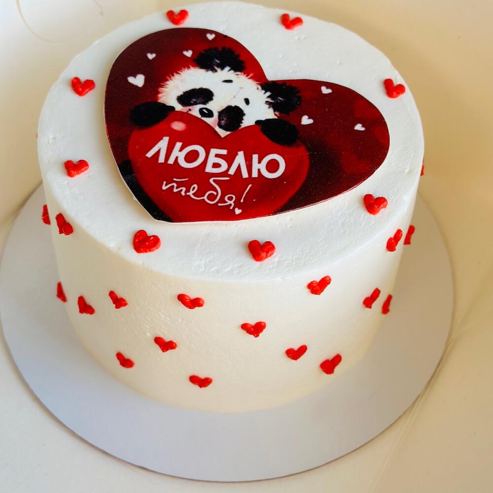 Бенто торт 600гр на 14 февраля