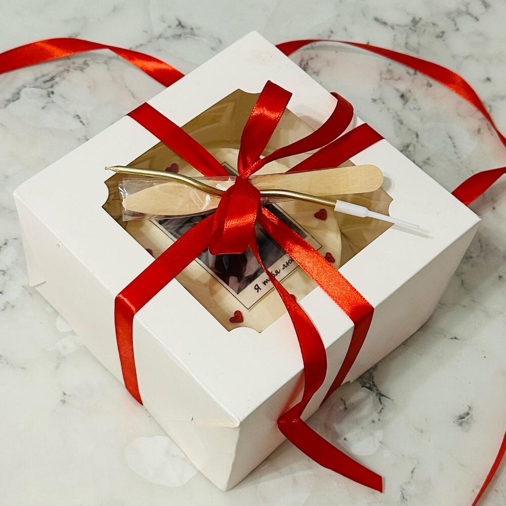 Бенто торт 600гр на 14 февраля с фото