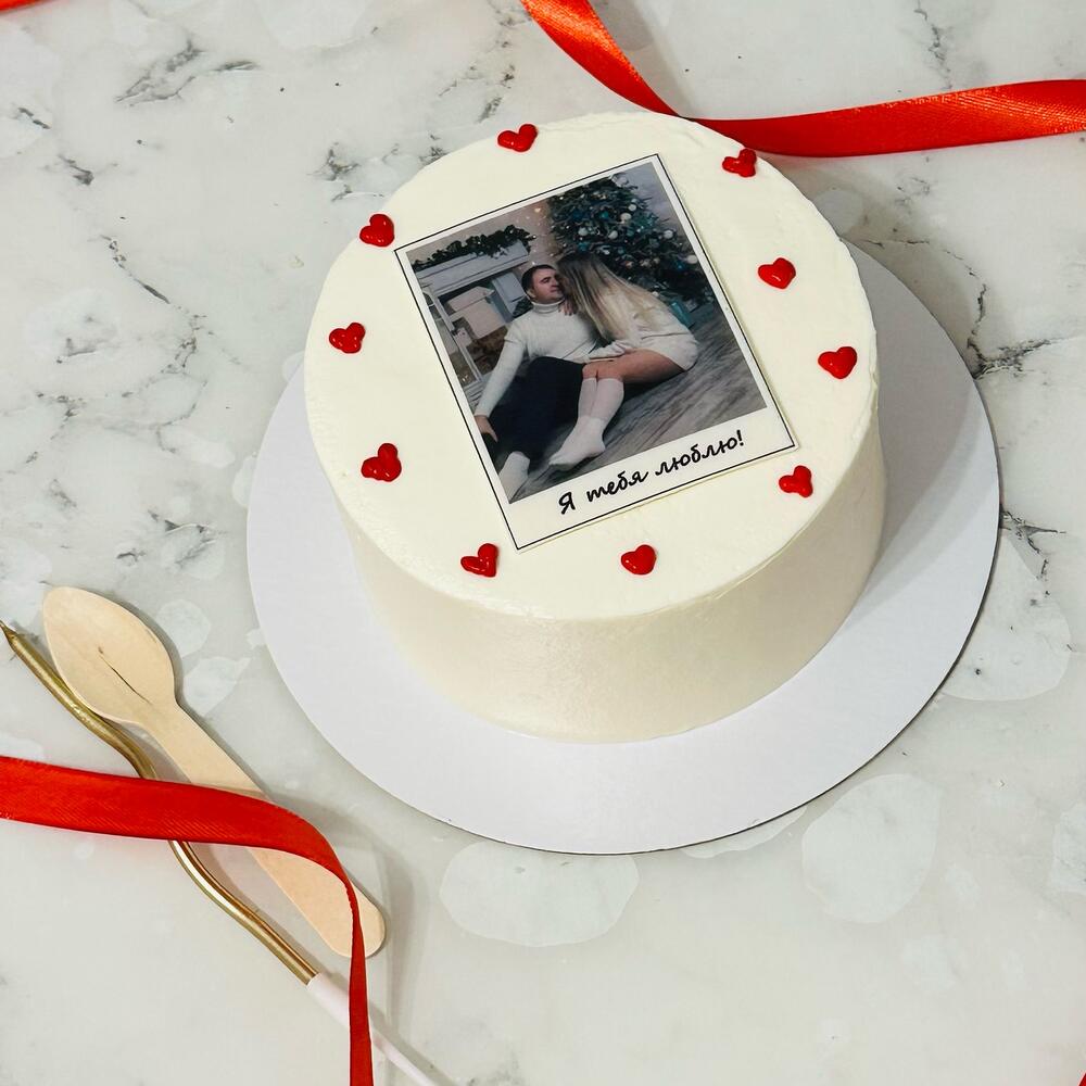 Бенто торт 600гр на 14 февраля с фото