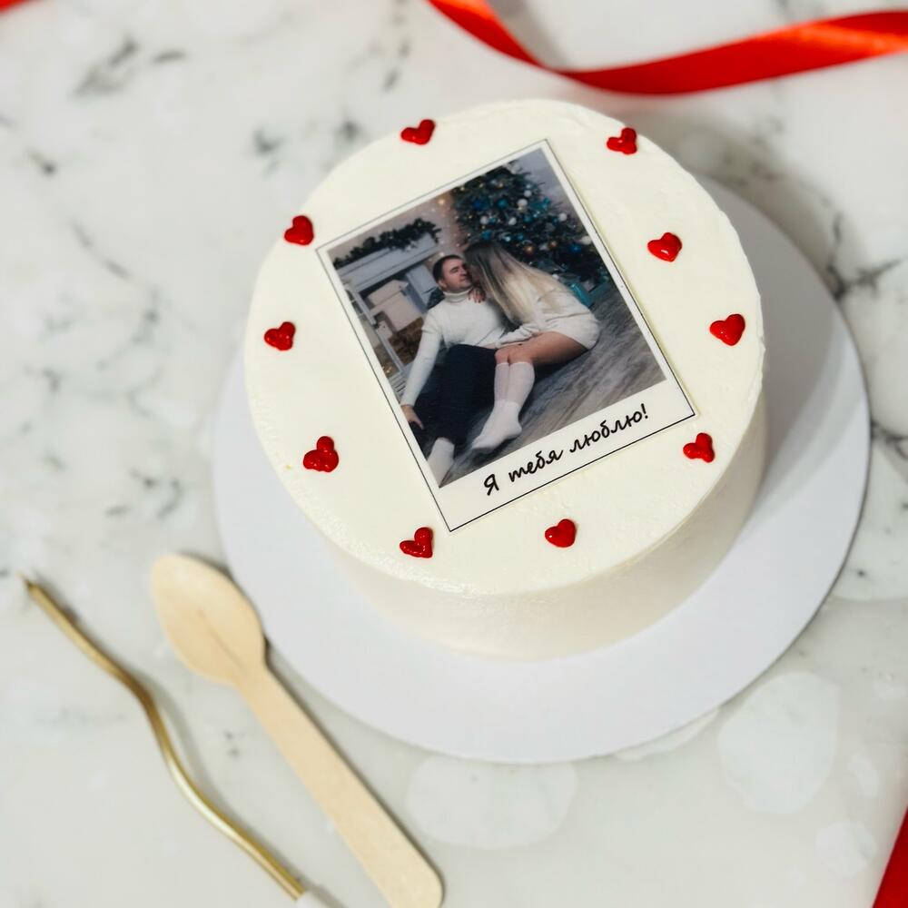 Бенто торт 600гр на 14 февраля с фото